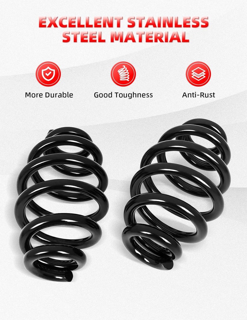 Amazicha Black Solo Seat Springs 3" for Harley Davidson Chopper Bobber Softail Sportster - Image 3