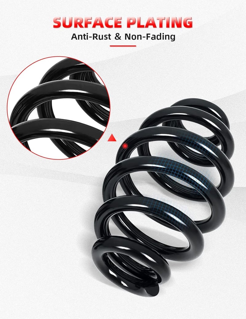 Amazicha Black Solo Seat Springs 3" for Harley Davidson Chopper Bobber Softail Sportster - Image 4