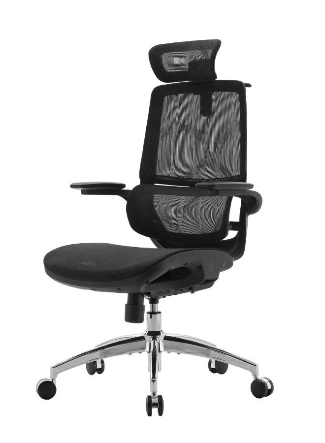 SIHOO M59AS-M302 Ergonomic Office Chair, Breathable Mesh Desk Chair with Dual Back Design, Swivel Task Chair, Gaming Chair(Black) - Image 1