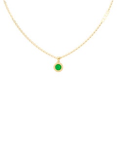 GUESS Emerald Charm Necklace 