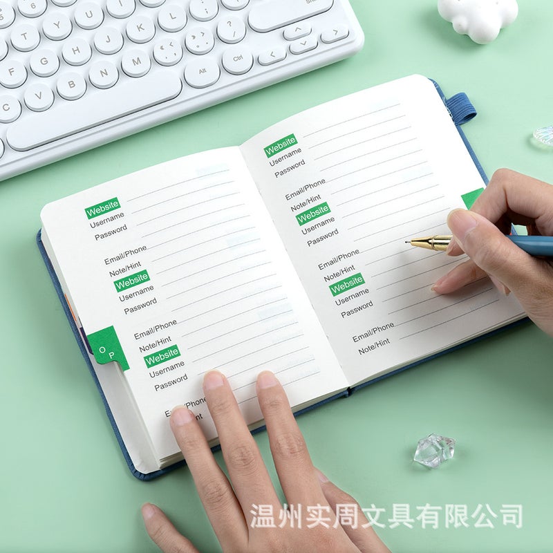 Code Book English Address Book Phone Book Source Record Festival B6 Notebook - Image 4