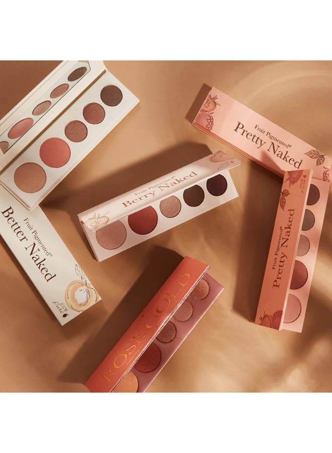 100 % Pure Pretty Naked II Makeup Palette All in One Compact 3 Eyeshadow, Blush, Face Highlighter, Fruit Pigmented Natural Nude, Rose, Smokey Neutral for All Skin Types - Vegan (Nude to Smokey Tones) - Image 3