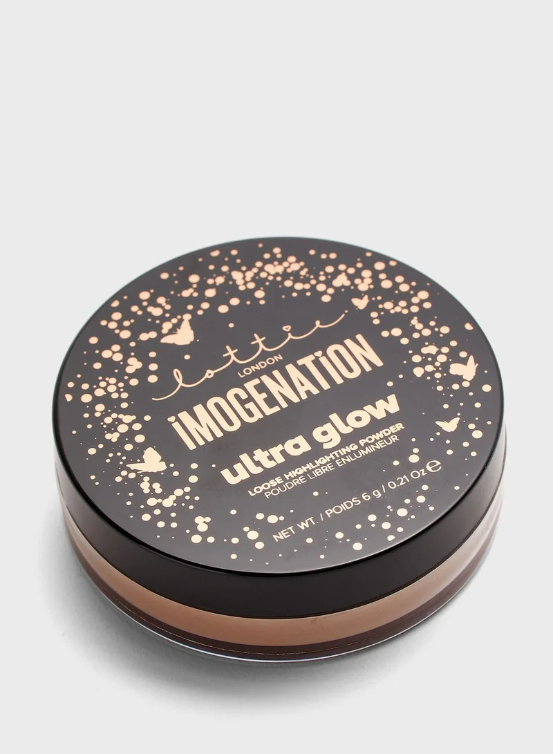 Lottie Ultra Glow Loose Highlighter - Rose Gold