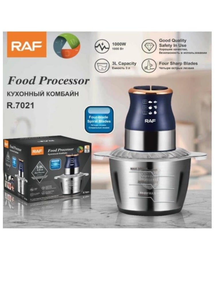 Glass chopper, 3 liters - R.7020 - RAF - 800 watts