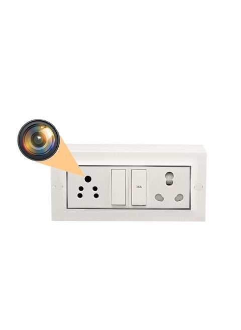 FREDI HD PLUS WiFi Modular Switch Socket Camera 1080P Full HD Resolution Audio Video Recording Camera Nanny Hidden Camera Indoor Security Hidden Camera iWFCam APP