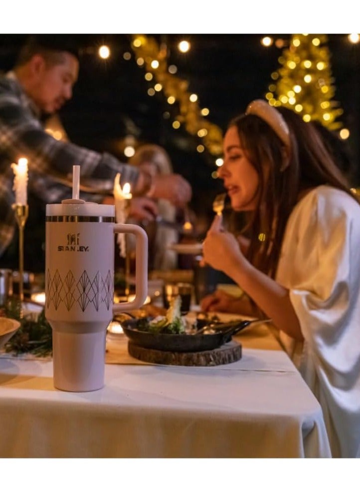 Stanley Cup Quencher H2.0 Blush Gloss Deco made of stainless steel 40 oz - Image 4