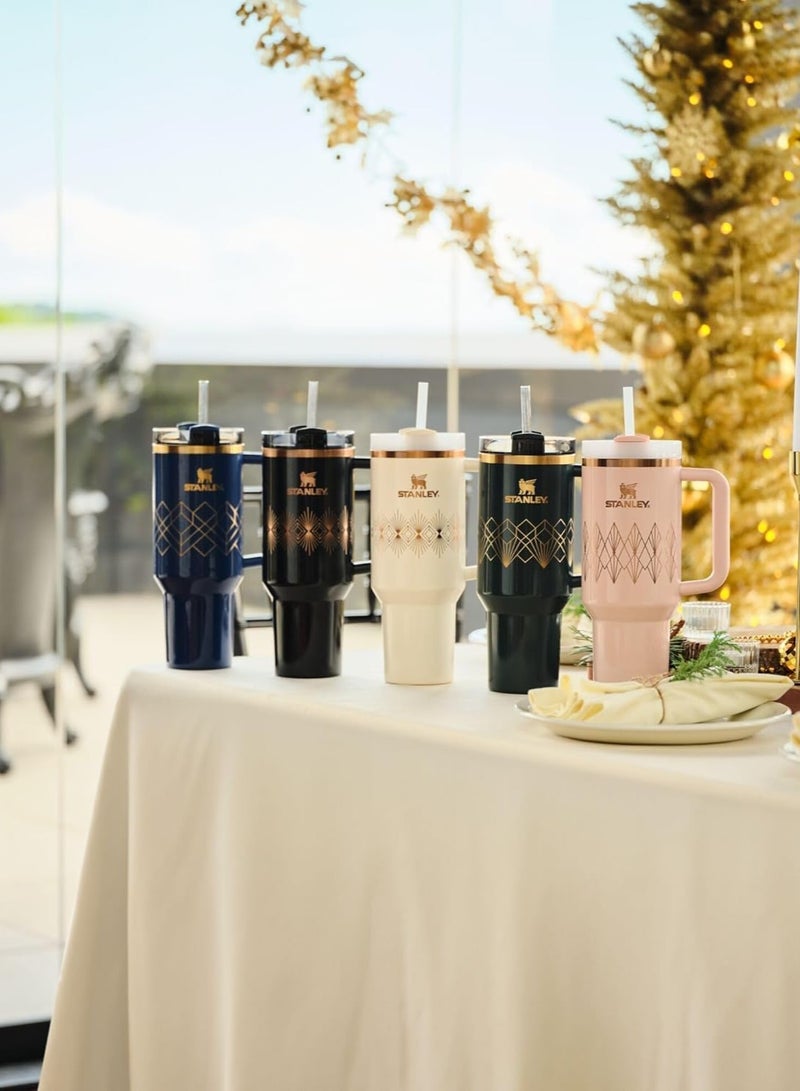 Stanley Cup Quencher H2.0 Blush Gloss Deco made of stainless steel 40 oz - Image 5