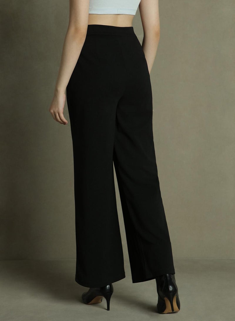 Dennis Lingo Black Pants For Women - Image 3