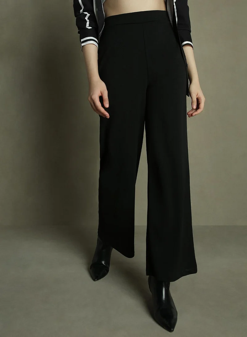 Dennis Lingo Black Pants For Women