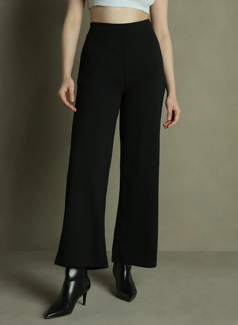 Dennis Lingo Black Pants For Women
