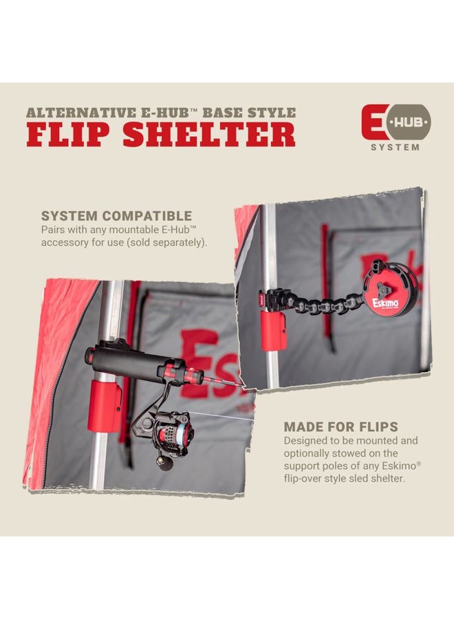 Eskimo ® E-Hub Flip Shelter Base (2-Pack), Shelters, Black, Locking Connection, E-Hub System, 44629 - Image 4