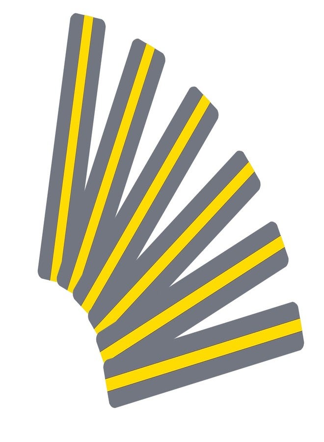 Heetobcos 36 Pieces Guided Reading Strips Colored Yellow Overlay Highlight Bookmarks Reading Strips Help with Dyslexia for Crystal Children and Teacher Supply - Image 1