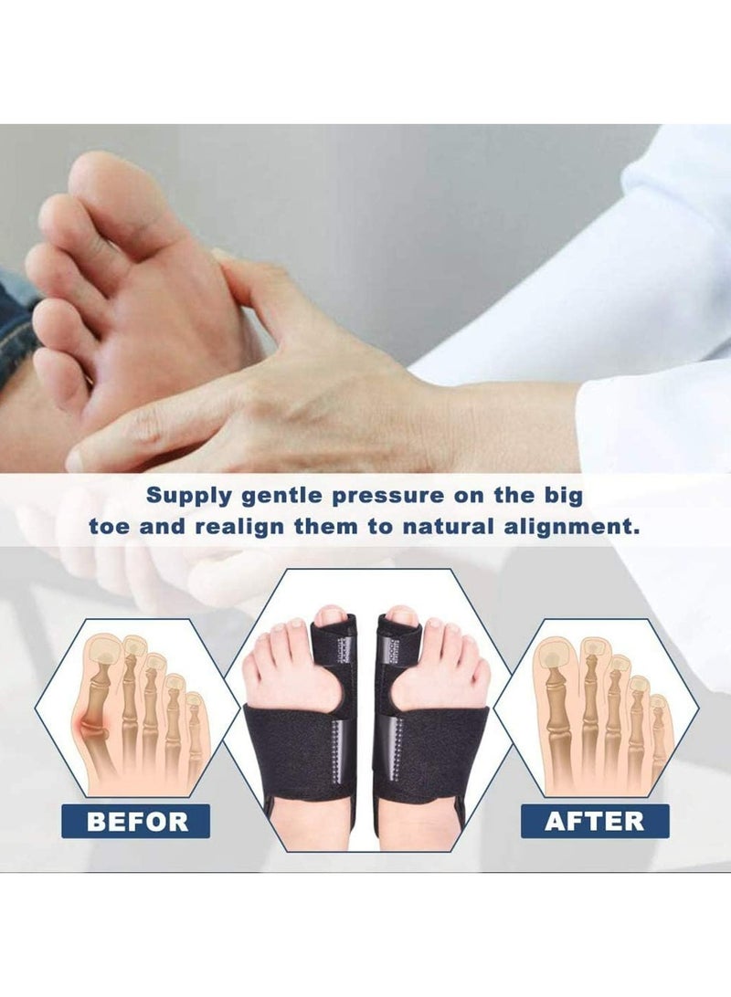 TLAXCA Bunion Corrector for Women - Bunion Splint Orthopedic Big Toe Straightener Non-Surgical Hallux Valgus Correction Hammer Toe Straightener Toe corrector for Pain Relief Fits Men and Women - Image 3