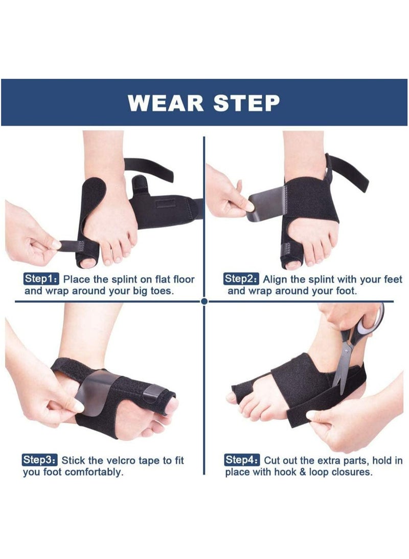 TLAXCA Bunion Corrector for Women - Bunion Splint Orthopedic Big Toe Straightener Non-Surgical Hallux Valgus Correction Hammer Toe Straightener Toe corrector for Pain Relief Fits Men and Women - Image 5