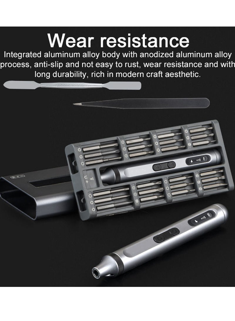 High Precise Electric Screwdriver  Multifunctional Screw Driver Type-C Charging Electric Repairing Tool Set for Mobilephones Computers Home Appliances - Image 3