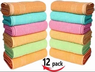 Clary 100% Cotton Hand & Face Towel for Men & Women, Ultra Soft, Absorbent & Quick Dry Towel for Hand & Face (13 * 18, 12) - Image 2