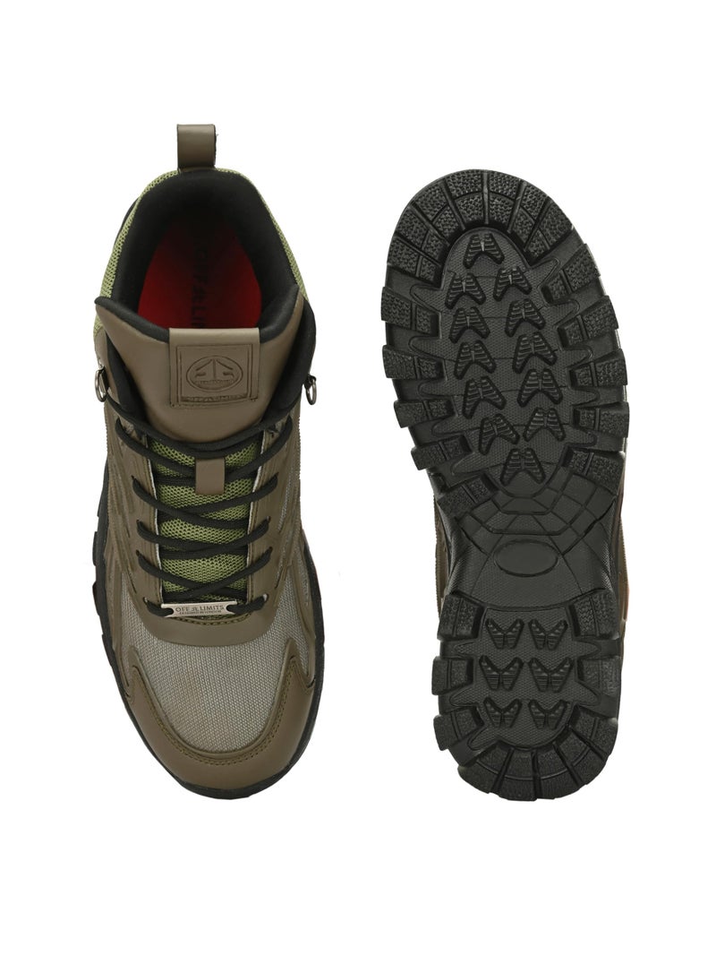 OFF LIMITS Men RAFTAR Outdoor Shoes, Olive, 7 UK - Image 5