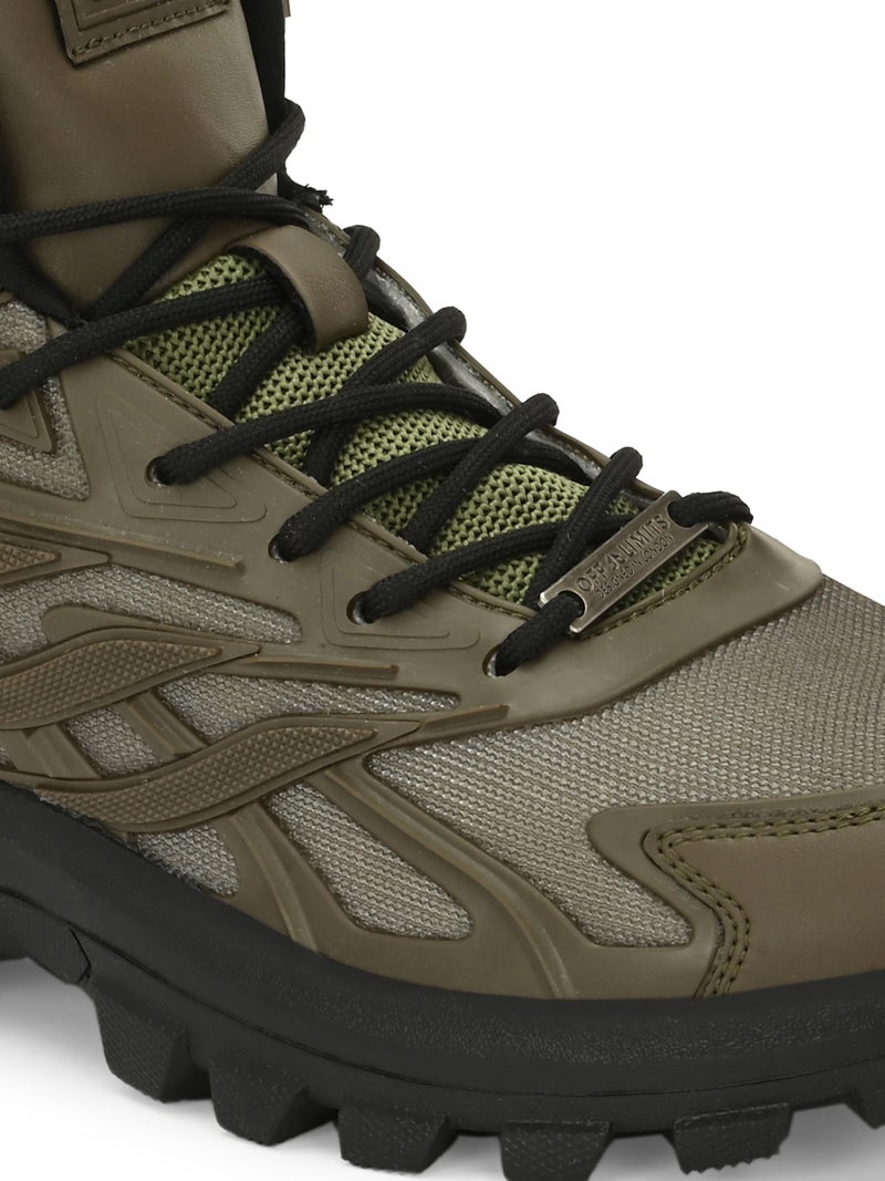 OFF LIMITS Men RAFTAR Outdoor Shoes, Olive, 7 UK - Image 4