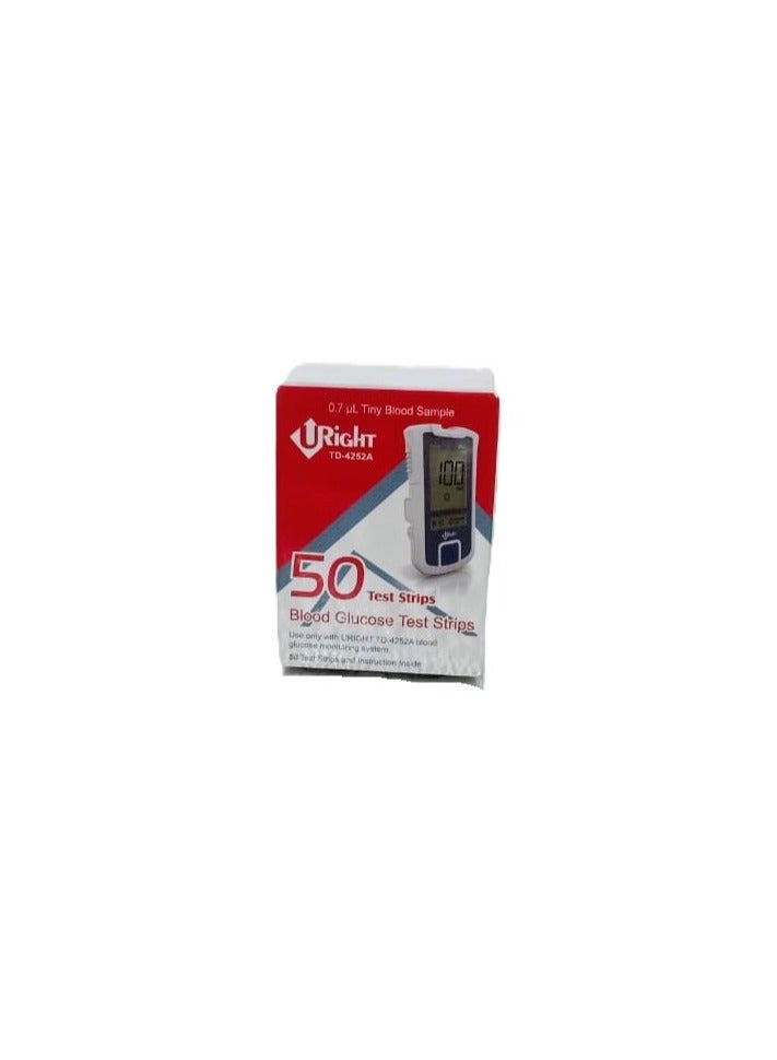 uRIGHT Fora  Blood Glucose Test Strip 50 Test Strips