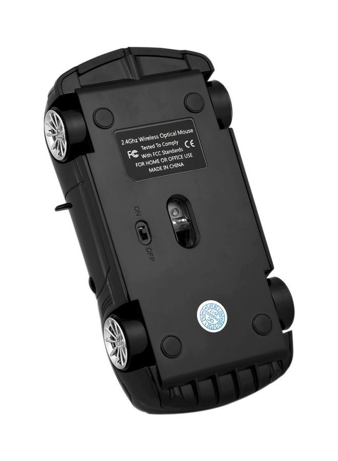 نيبمينينت ماوس LED لاسلكي بتصميم سيارة أسود - Image 2