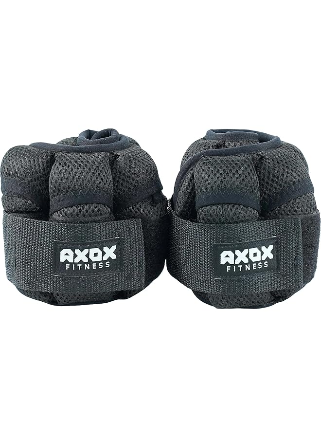AXOX Fitness Adjustable Ankle & Wrist Weights 2 Kg - Image 3