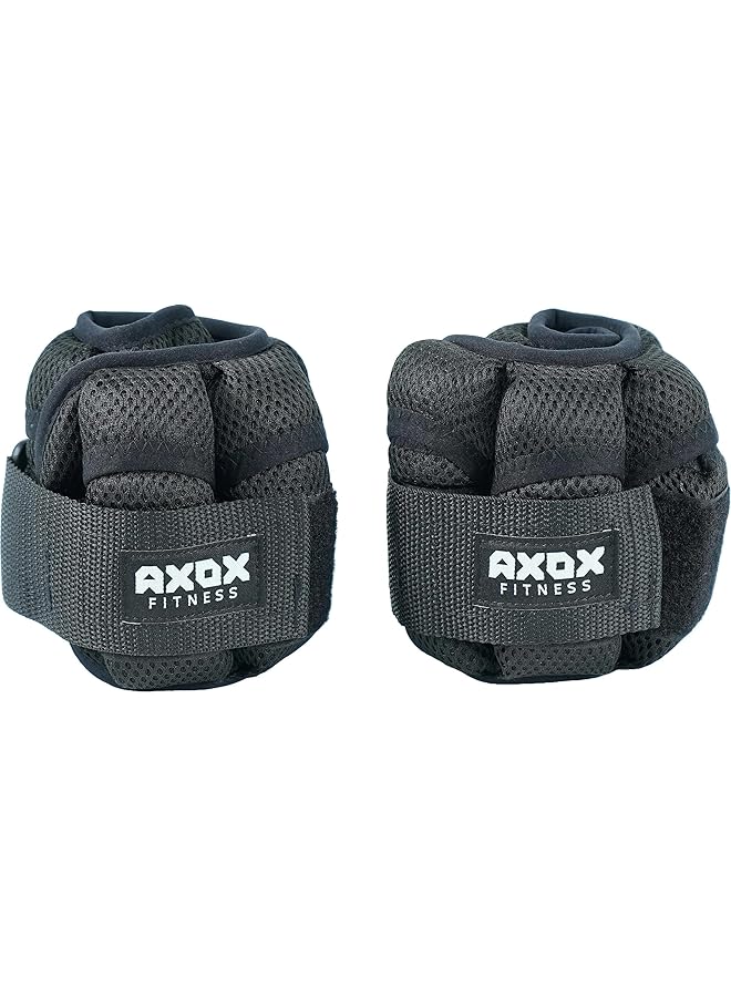 AXOX Fitness Adjustable Ankle & Wrist Weights 2 Kg - Image 1