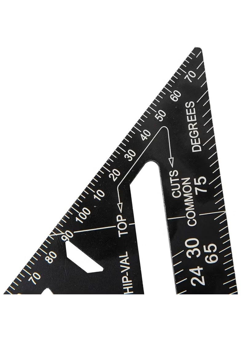 Generic Carpenter's Square Protractor Metric Triangle Ruler 180 mm 7 Inch Square High Precision Measuring Tool for Carpenters  - Image 2