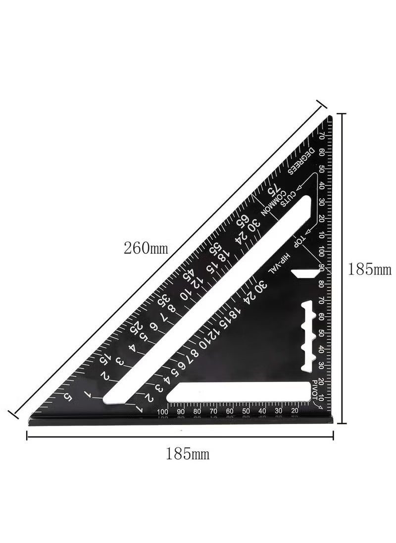 حاكم مثلث متري مربع منقلة 180 مم 7 بوصة مربعة عالية الدقة أداة قياس للنجارين - pzsku/ZFE5B33E99D9FE8FD8B6BZ/45/_/1724398853/b8ecb6c5-9a17-4eb3-9dbb-f7ea52e46606