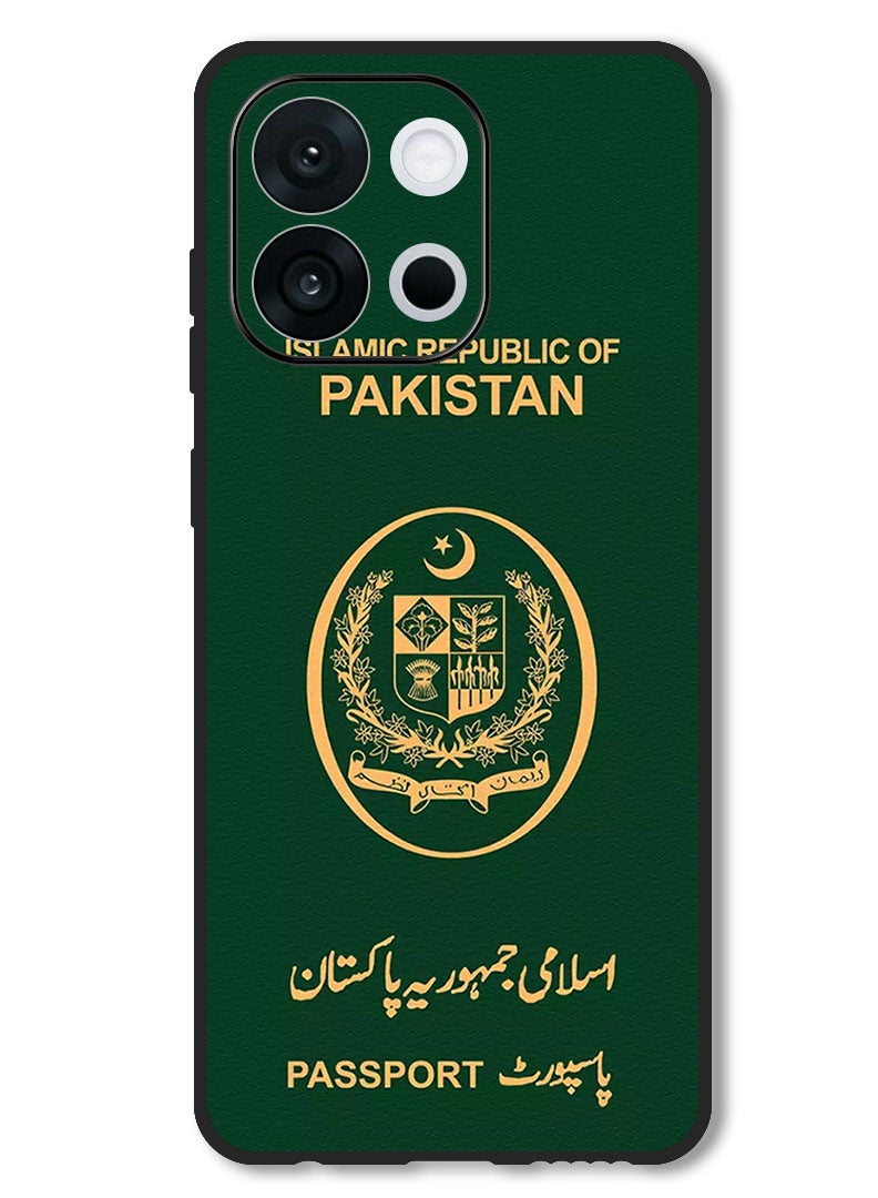 Theodor Case Compatible with OnePlus 13s 6.32 Inch Protection Shockproof Bumper Cover Pakistan Passport - Image 1