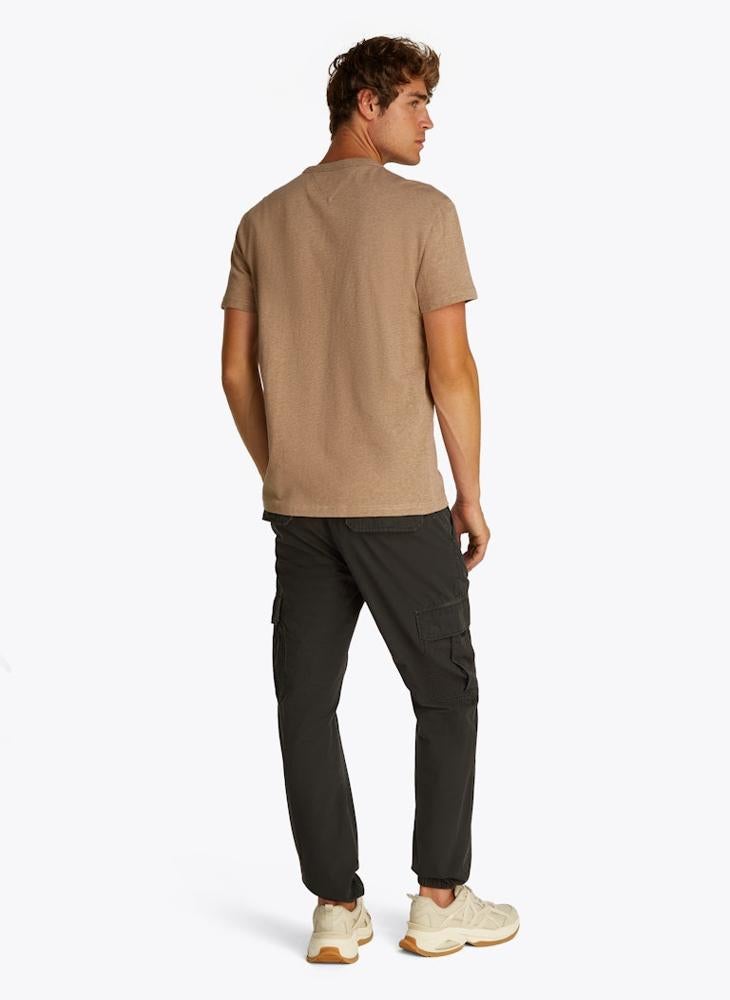 TOMMY JEANS Regular Fit Cotton Badge T-Shirt  - Image 2