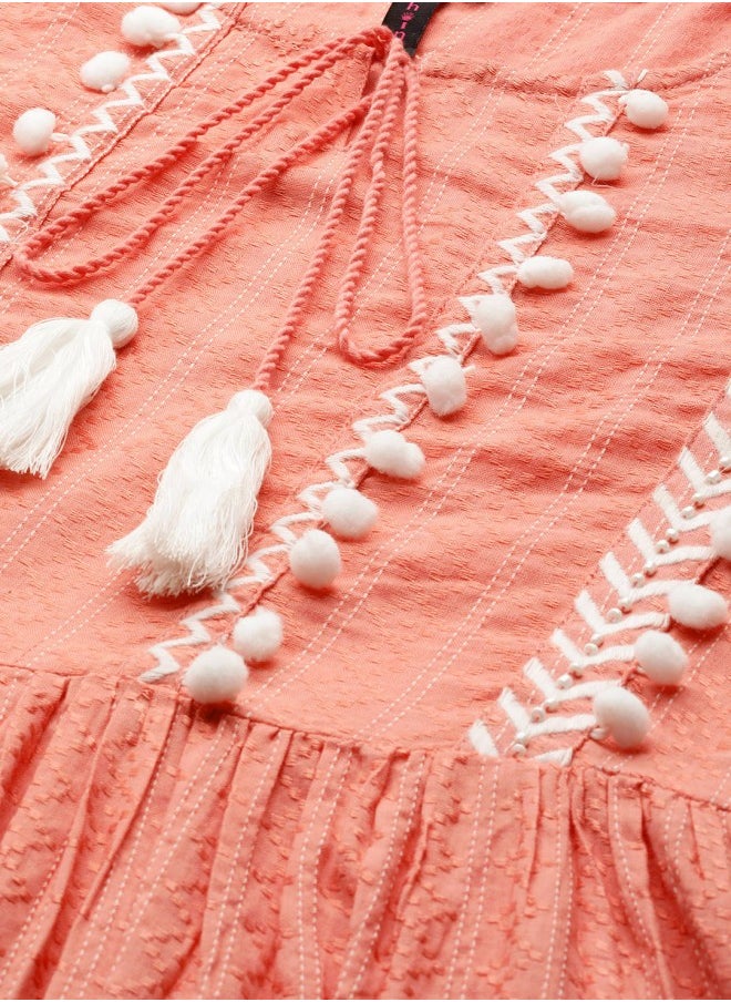 ISHIN Lace Tassel Dress  - Image 2