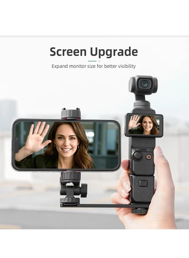 حامل هاتف DJI Osmo Pocket 3، محول توسيع معدني، مشبك هاتف لملحقات DJI Osmo Pocket 3 Creator Combo - Image 2