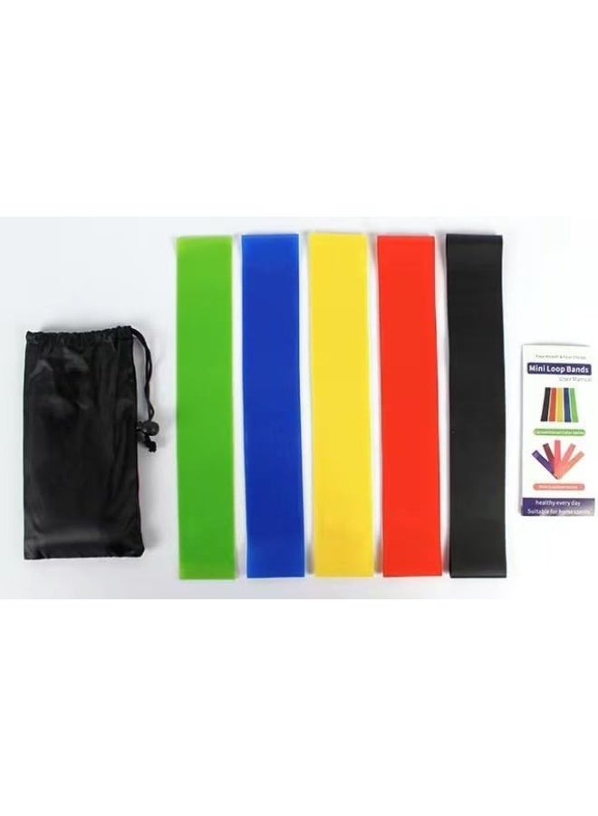 Professional exercise resistance bands with a long design made of natural latex, ideal for strength and leg training. - Image 2