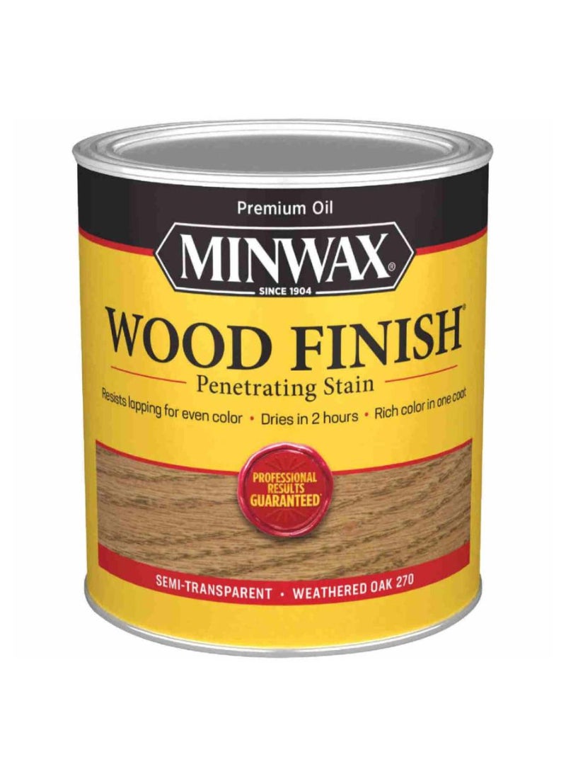 Minwax Wood Finish Penetrating Stain 946ml Weathered Oak 270 