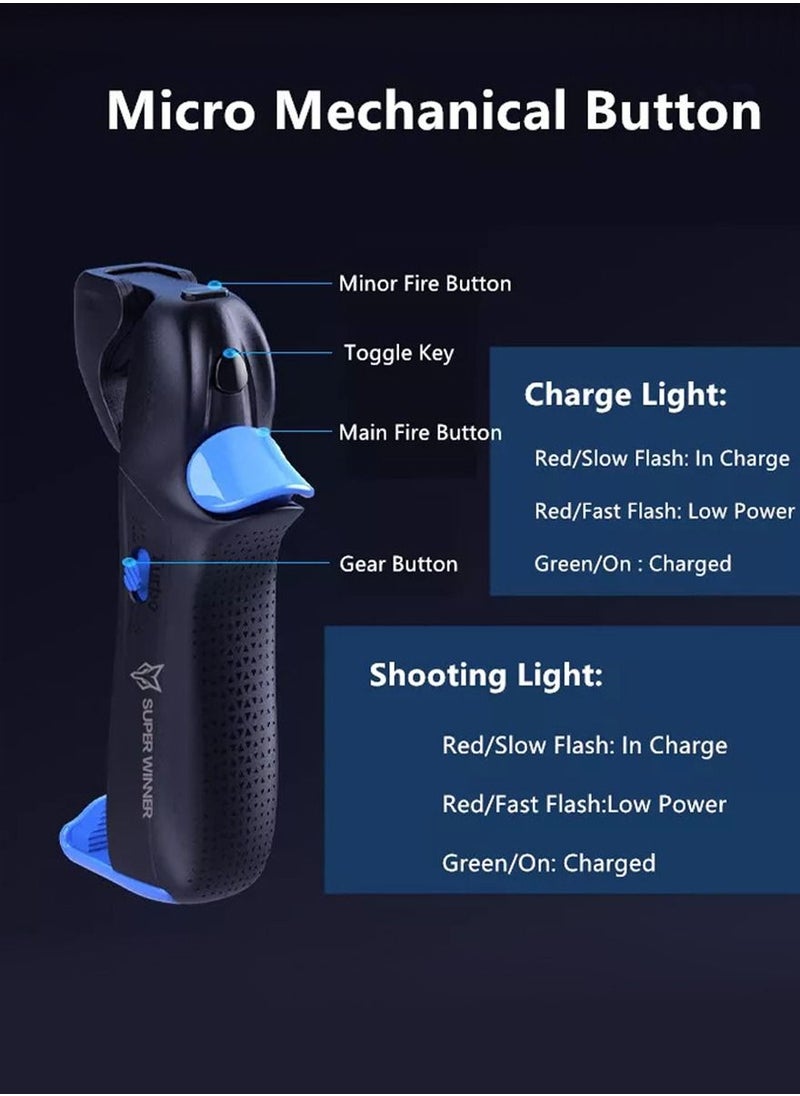 SUPER WINNER - Game Trigger Wireless Joystick For PUBG and All Shooting Games by Super Winner Gamepad Controller for Android and IOS Vibration Feedback Will Create more immersive game feeling - Image 1