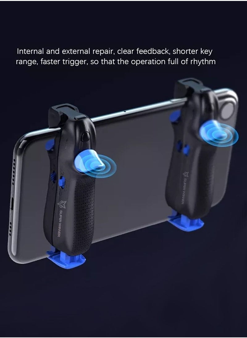 SUPER WINNER - Game Trigger Wireless Joystick For PUBG and All Shooting Games by Super Winner Gamepad Controller for Android and IOS Vibration Feedback Will Create more immersive game feeling - Image 1