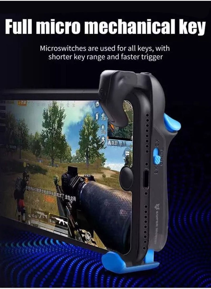 SUPER WINNER - Game Trigger Wireless Joystick For PUBG and All Shooting Games by Super Winner Gamepad Controller for Android and IOS Vibration Feedback Will Create more immersive game feeling - Image 1