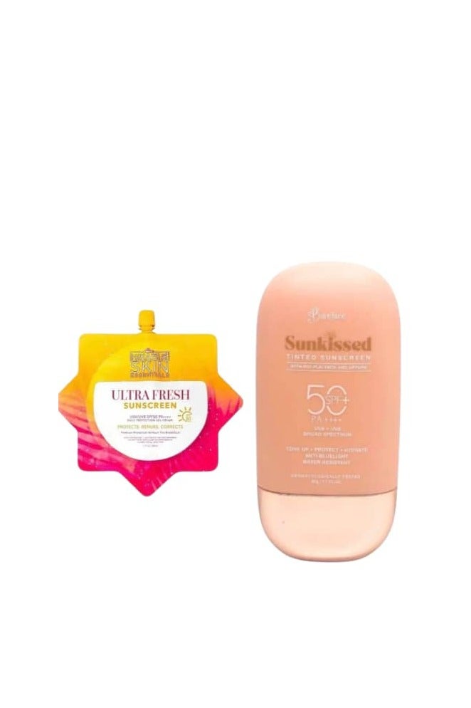 Hikari Sunkissed - Tinted Sunscreen SPF 50 PA++++, 50g+ULTRA FRESH SUNSCREEN 50ml