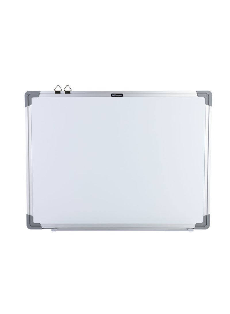 Deli Magnetic Whiteboard with Aluminum Frame (‎450 x 600 mm), Smooth Writing and Easy Wiping, Scratch Resistant Surface, Perfect for Planning, Drawing, and Educational Activities , Suitable for Home, Office, and Classroom Use - Image 1