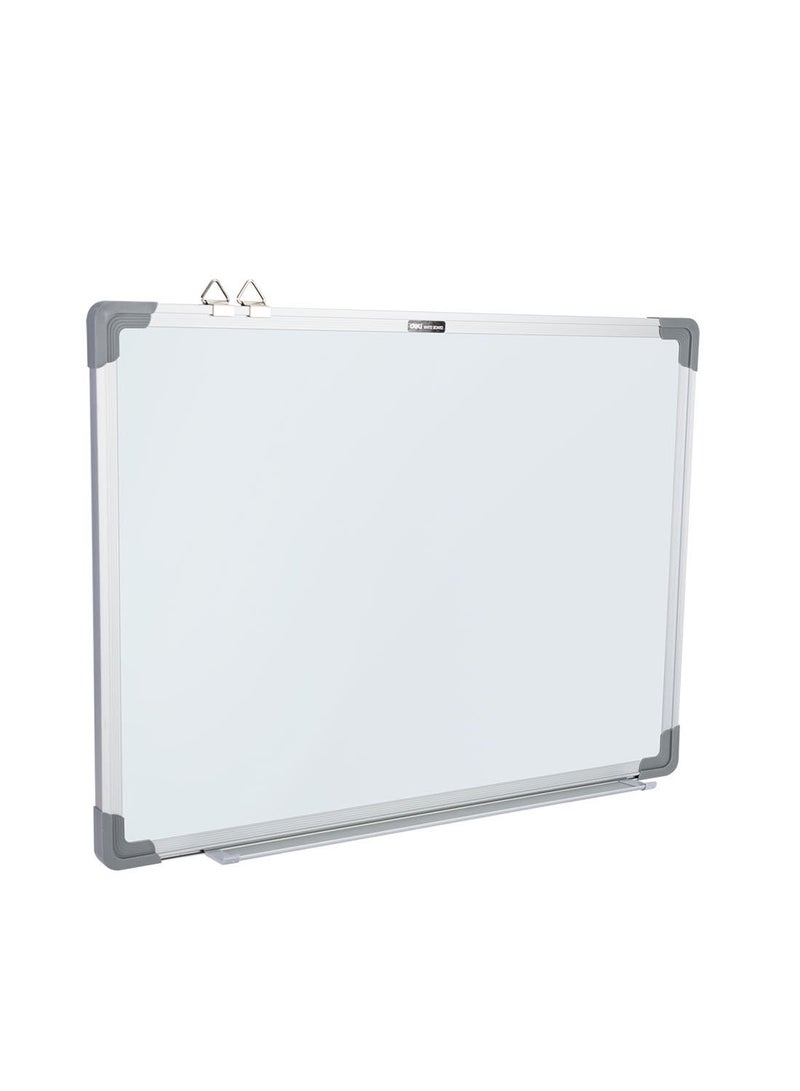 Deli Magnetic Whiteboard with Aluminum Frame (‎450 x 600 mm), Smooth Writing and Easy Wiping, Scratch Resistant Surface, Perfect for Planning, Drawing, and Educational Activities , Suitable for Home, Office, and Classroom Use - Image 2