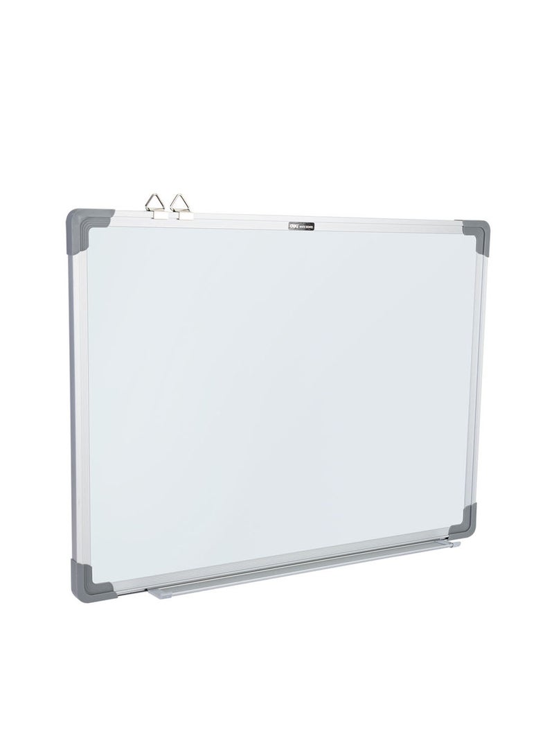 Deli Magnetic Whiteboard with Aluminum Frame (‎450 x 600 mm), Smooth Writing and Easy Wiping, Scratch Resistant Surface, Perfect for Planning, Drawing, and Educational Activities , Suitable for Home, Office, and Classroom Use - Image 3