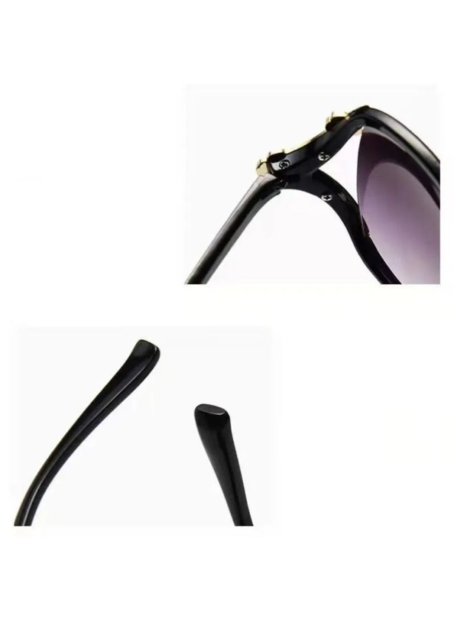 Generic - New Vintage Woman Camellias Oval Shape Sunglasses Fashion Brand Designer Sun Glasses Trendy Street Shoot Shades Gafas De Sol-Lenses Color:A2-Frame Color:As shown in the figu - Image 1