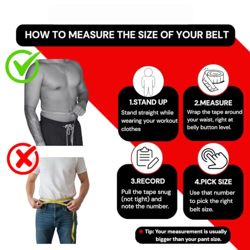 Aurion Gym Belt For Weight Lifting Super Black Deadlift Belt, Powerlifting & Strength Training With Double Pronged Buckle, 4mm Thickness EVA Padded Lifting Belt For Men And Women (S/M) - Image 5