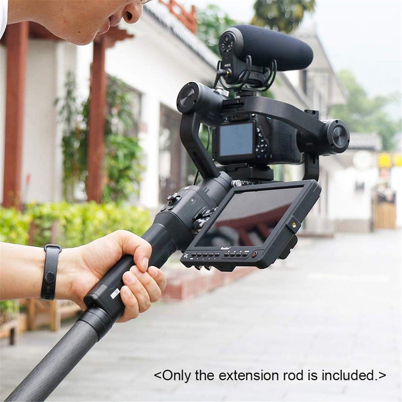 eWINNER 35cm Professional Stabilizer Extension rod Carbon Fiber Extension Pole Stick with 1/4'' 3/8" adapters Stabilizer Monopod for DJI Ronin-S Zhiyun Crane 2/3 Feiyu AK4000/ AK2000 Moza Air 2 - Image 2
