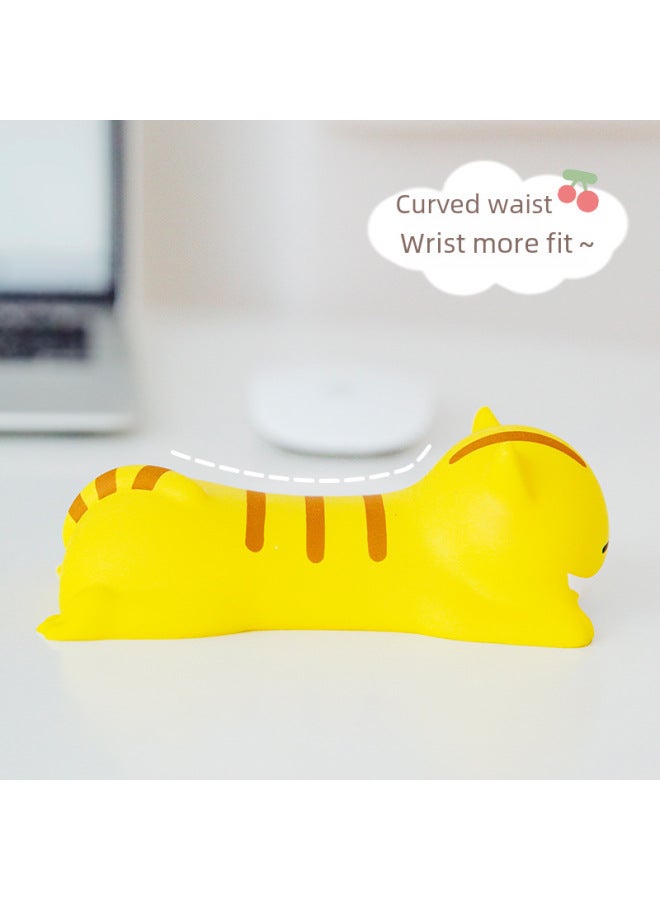 Stress Relief Mouse Pad Wrist Rest For Women Cute Cartoon Office Desktop Wrist Support Hand Rest Pillow-Color:Gray Cat  - Image 5