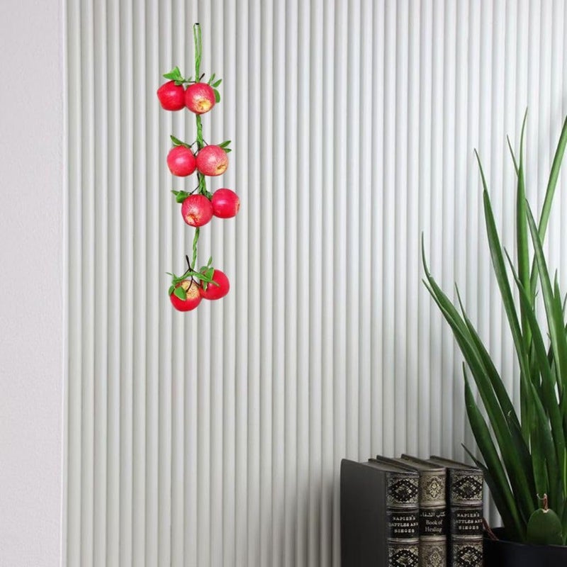 SINGAA Artificial Apple Fruits Strings | Fruit Chain | Fruit Garlands for Home, Office, Garden, Shops, Wall Hanging, Fruit Shops, Photography and Events Decoration - 60 CM (Pack of 1) - Image 5