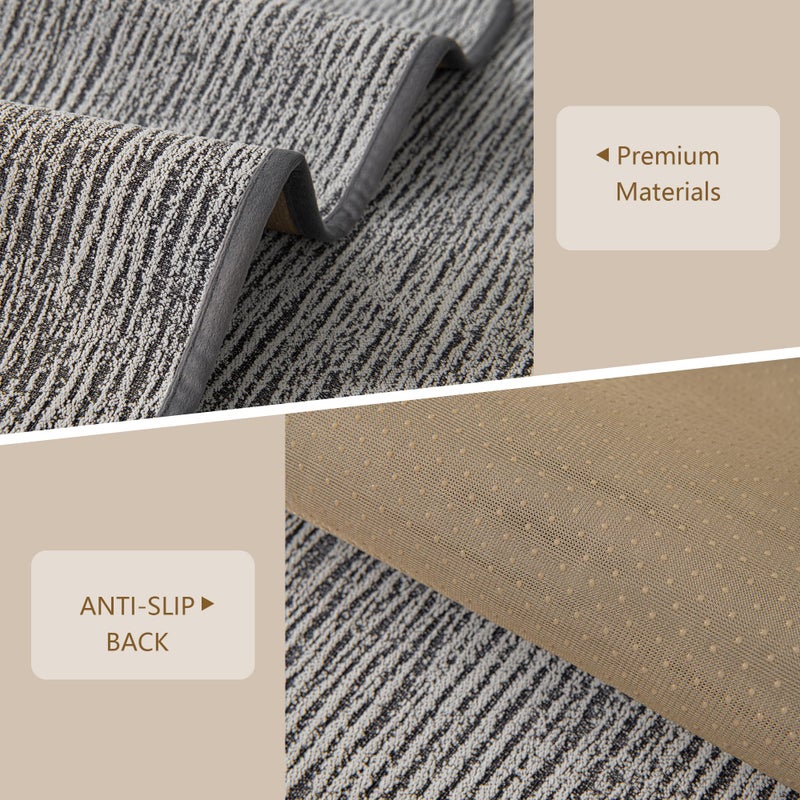 MEETSKY Couch Cover for Dogs Washable, Non Slip Couch Covers for 2 Cushion Couch Sofa Pet Friendly, Sofa Cover Furniture Protector Covers, Dog Mat for Couches, Dark Grey, 35" x 71" (Only 1 Piece) - Image 3