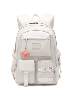 Girls Backpacks Aesthetic Backpacks Cute School Bags School Bags Kawaii Anime Girls Backpacks, White