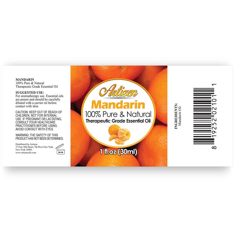 Artizen 30ml Oils - Mandarin Essential Oil - 1 Fluid Ounce - Image 2