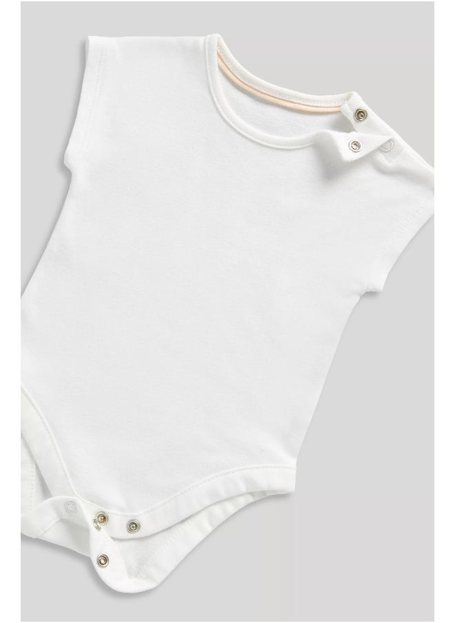 mothercare Denim Dungarees and Bodysuit Set  - Image 3